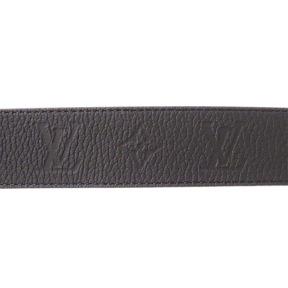Louis Vuitton Men's Monogram Taurillon Leather Belt with LV Initials, 40mm, R... - Picture 7 of 8
